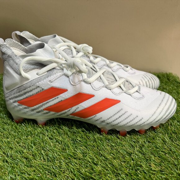 Adidas Freak Ultra Primeknit Boost Football Cleats FX1300 White Orange Men\'s 14 main image 7